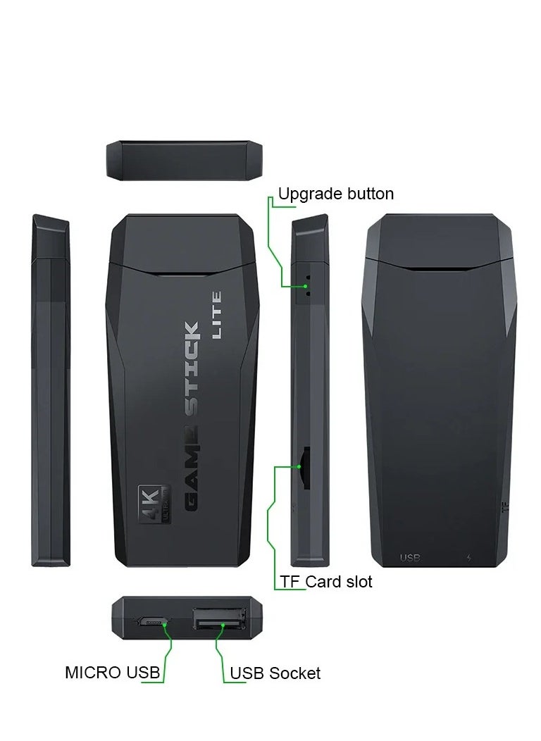 Generic - Game Stick Lite 4K Retro Console with Wireless Controllers - Image 1