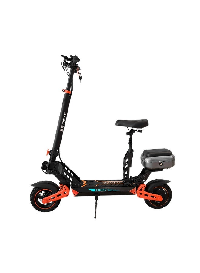 CRONY D2 Pro High-Power Electric Scooter – 1500 W Motor, 48 V 15 Ah Battery, Dual Suspension, Foldable Commuter Scooter, Up to 70 km/h, 120 kg Load Capacity - Image 2