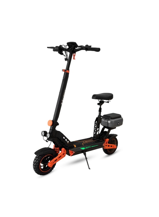 CRONY D2 Pro High-Power Electric Scooter – 1500 W Motor, 48 V 15 Ah Battery, Dual Suspension, Foldable Commuter Scooter, Up to 70 km/h, 120 kg Load Capacity - Image 1