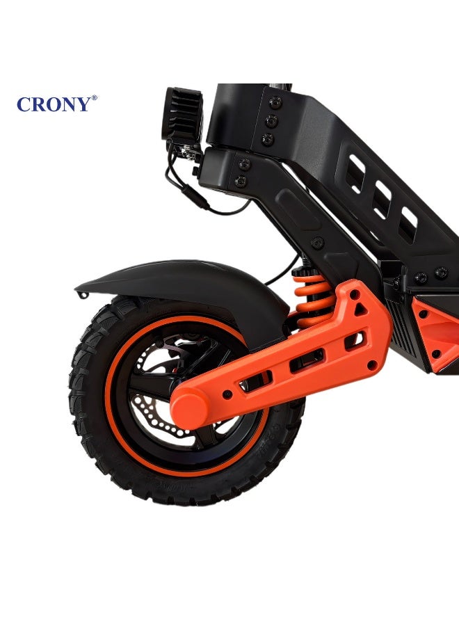 CRONY D2 Pro High-Power Electric Scooter – 1500 W Motor, 48 V 15 Ah Battery, Dual Suspension, Foldable Commuter Scooter, Up to 70 km/h, 120 kg Load Capacity - Image 5