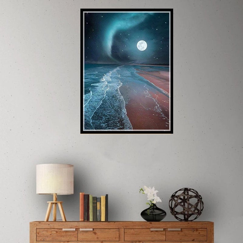 قصة خيط مبرمج DIY 5D الرسم بالألماس - صور بلوريّة كاملة التحكم، فن وحرف منزلية لزينة جدار المنزل وهدية - Image 2