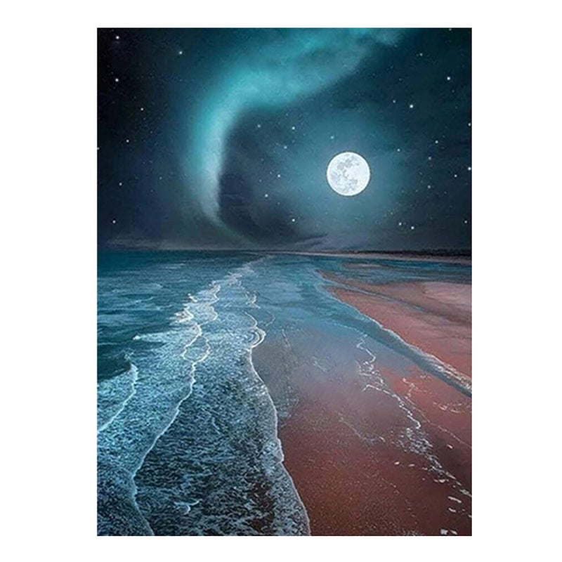 قصة خيط مبرمج DIY 5D الرسم بالألماس - صور بلوريّة كاملة التحكم، فن وحرف منزلية لزينة جدار المنزل وهدية - Image 1