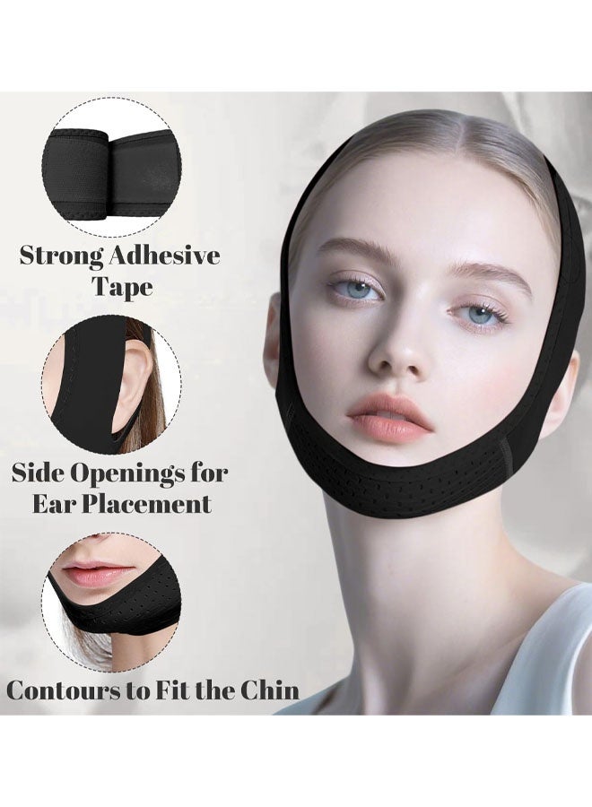 Reusable V Line Lifting Mask with Chin Strap, V Shaped Face Mask For Sagging, Jaw Exerciser - Image 3