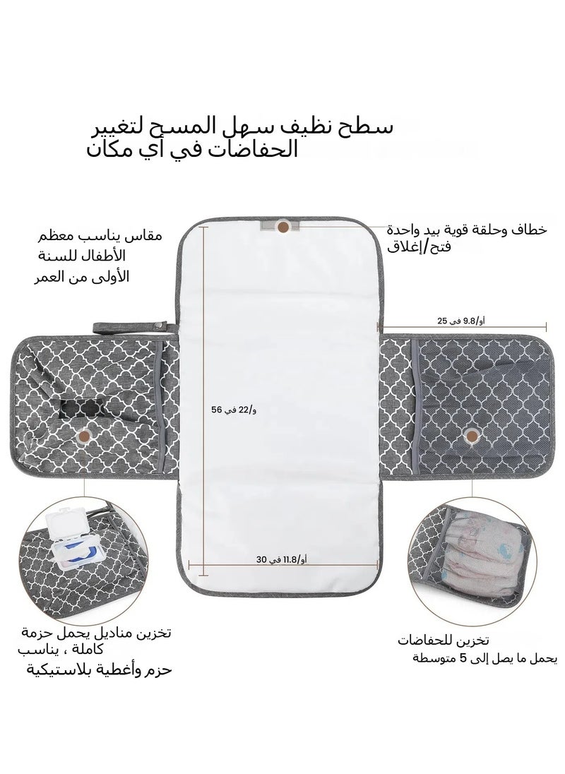 General Baby Changing Diaper Pads Mother and Baby Travel Portable Waterproof Diaper Pads Wet Wipes Bags Changing Bag Accessories  - Image 3
