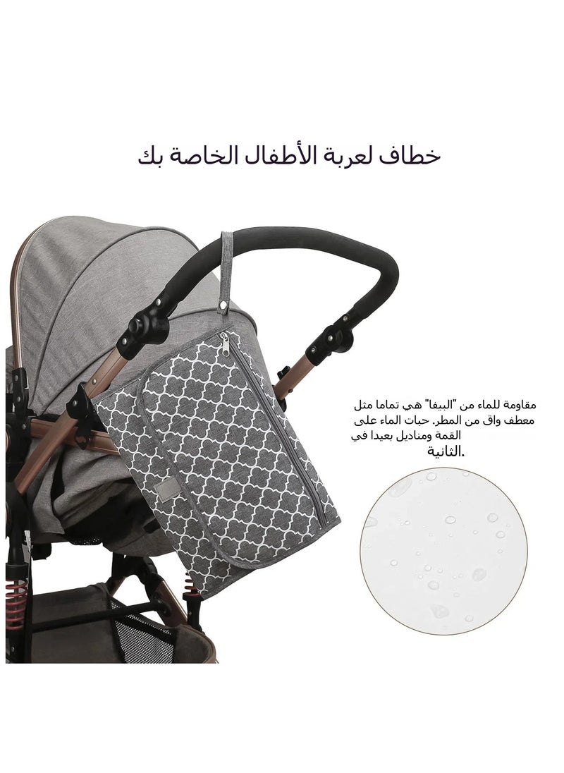 General Baby Changing Diaper Pads Mother and Baby Travel Portable Waterproof Diaper Pads Wet Wipes Bags Changing Bag Accessories  - Image 5