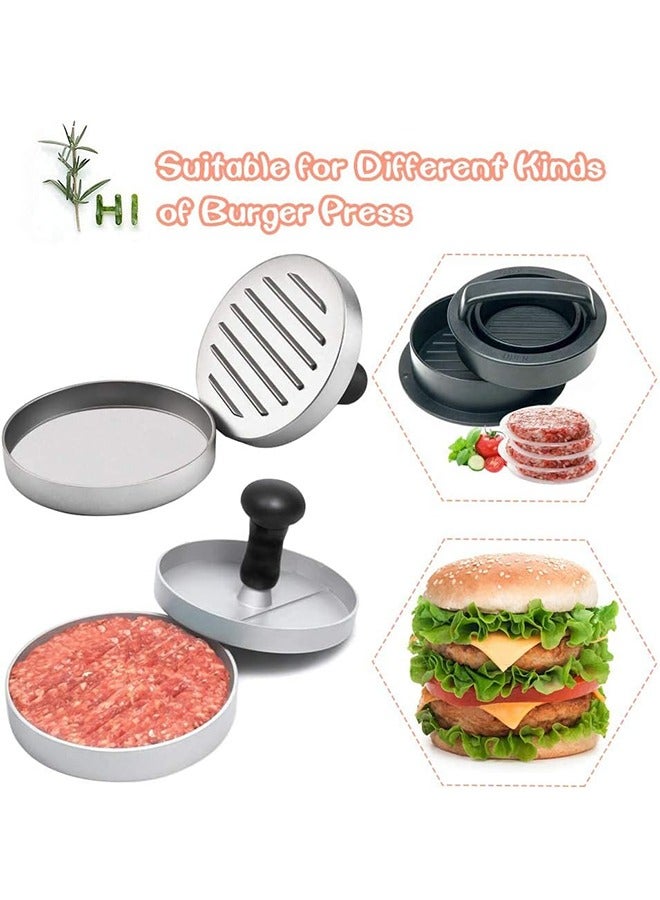 Ant 100 Piece Double Sided Burger Rounds Patty Paper 4.3 Inch Burger Patty Paper Sheet for Separating Burger Patty Cookies and More - Image 4