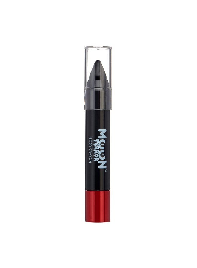 Moon Terror Halloween Face Paint Stick Body Crayon By Moon Terror Sfx Make Up Midnight Black Special Effects Make Up 0.12Oz - Image 1