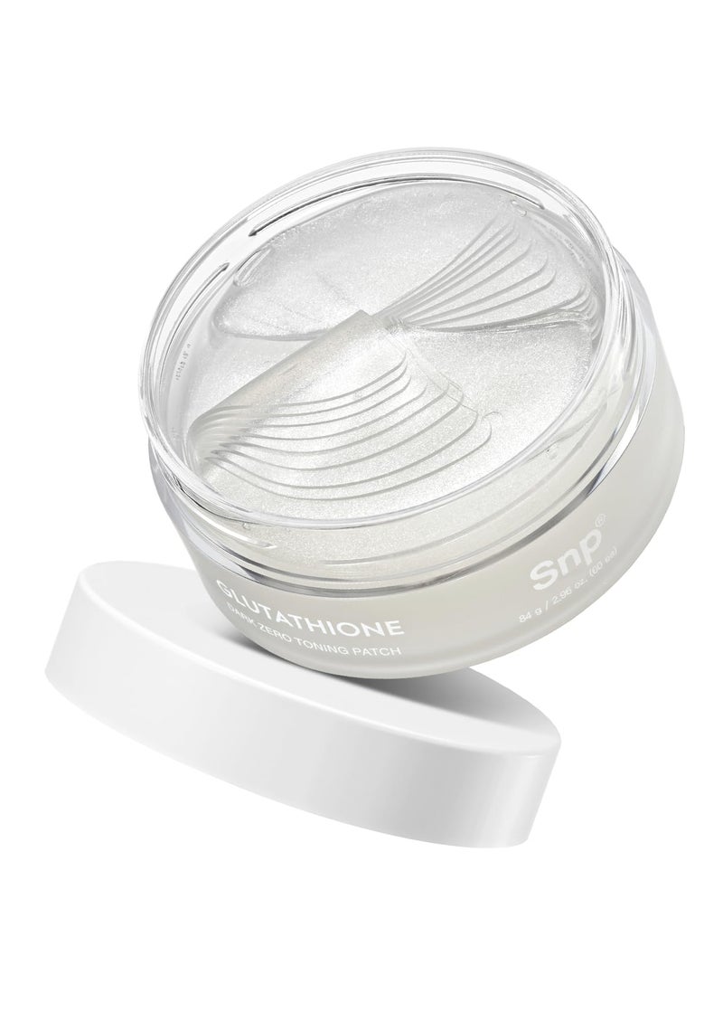 SNP 99% Glutathione + Niacinamide B3 Eye Patch | Nourishing Under Eye Patches for Blemishes and Dark Spots | Under Masks for Puffy Eyes and Dark Circles | Korean Skincare | 60 Patches - Image 1