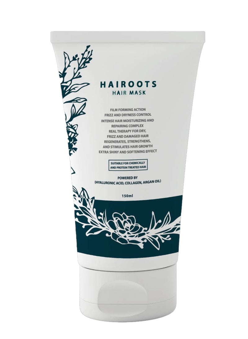 قناع الشعر بحمض الهيالورونيك والكولاجين وزيت الأرجان 150 مل