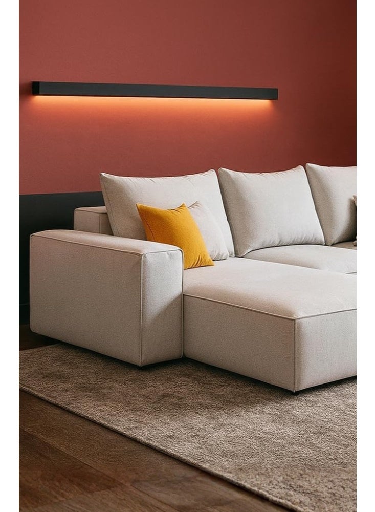 Karnak Luxury L-Shaped Sofa Set | Modern Sectional Couch with Plush Cushions Space Saving Living Room Furniture - Image 3