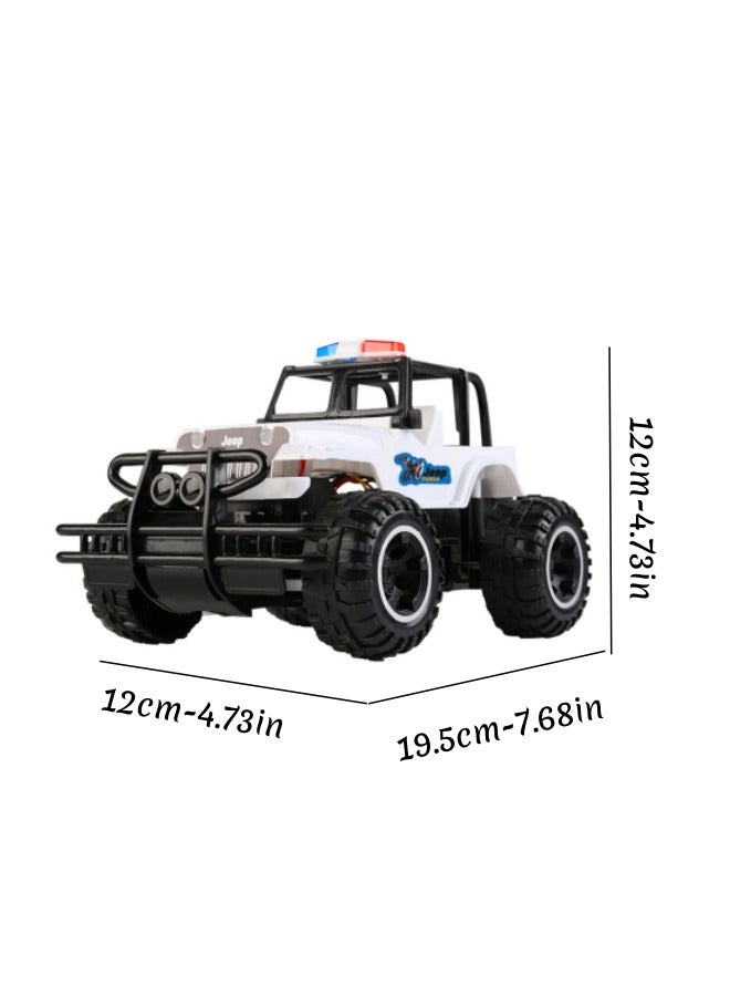 راكاي Remote Control Jeep Toys - Kids RC Off Road Toy Car, Suitable for Boys and Girls 2.4GHz Remote Control All Terrain Adventure SUV Truck with LED Lights, Jeep Toys for Kids - Image 3
