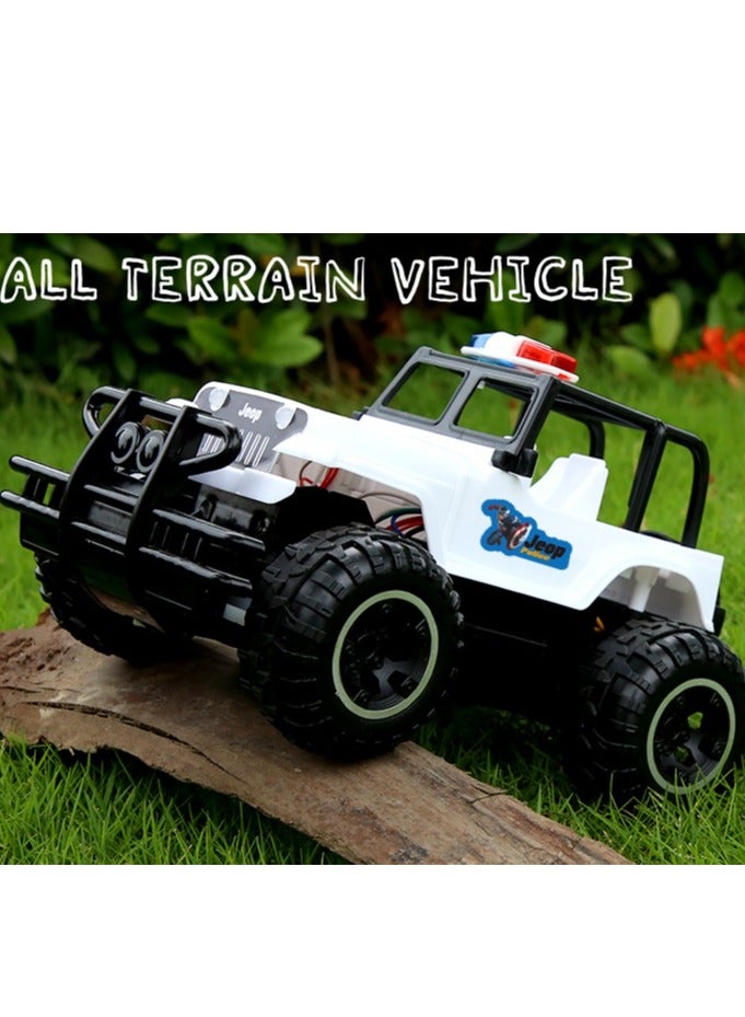 راكاي Remote Control Jeep Toys - Kids RC Off Road Toy Car, Suitable for Boys and Girls 2.4GHz Remote Control All Terrain Adventure SUV Truck with LED Lights, Jeep Toys for Kids - Image 2