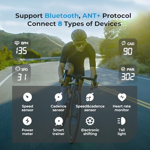 GEOID CC600 Color Screen Bike/Cycling Computer Wireless - Route Navigation with Re-Route Planing, WiFi & Bluetooth, Fast 5s GPS Positioning, Free Indoor Training - Image 3
