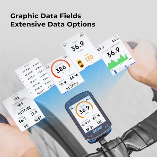 GEOID CC600 Color Screen Bike/Cycling Computer Wireless - Route Navigation with Re-Route Planing, WiFi & Bluetooth, Fast 5s GPS Positioning, Free Indoor Training - Image 4