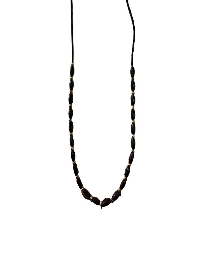 eVasavamba Premium Nazar Manka (Munga) | Multi-Purpose (Necklace/Bracelet) | Evil Eye Protection for Infant/Adults | Nazariya | Drushti Raksha | A++ Grade, 2 Pcs - Image 1