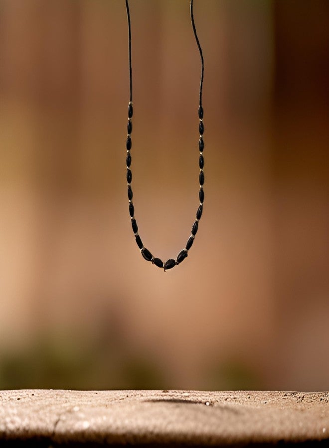 eVasavamba Premium Nazar Manka (Munga) | Multi-Purpose (Necklace/Bracelet) | Evil Eye Protection for Infant/Adults | Nazariya | Drushti Raksha | A++ Grade, 2 Pcs - Image 2