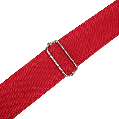 Covelin Women's Retro Large Size Canvas Shoulder Bag Hobo Crossbody Handbag Casual Tote Dark Red - Image 4