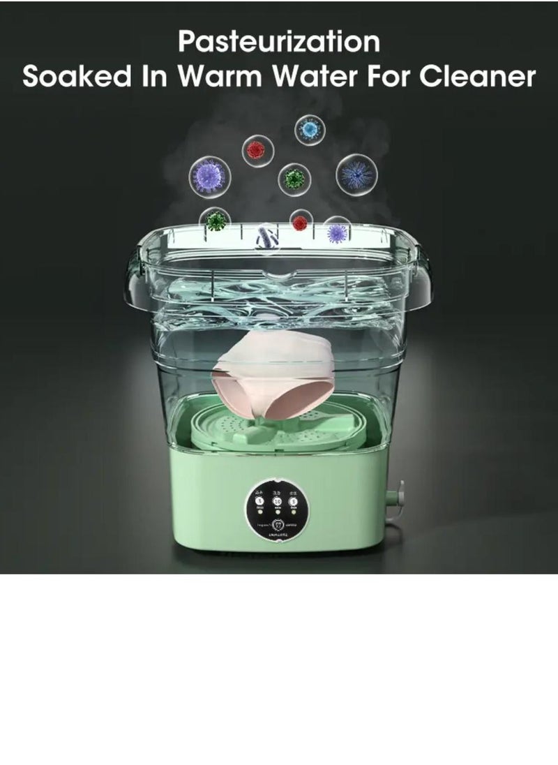 Generic - Multicolored mini portable washing machine - Image 1