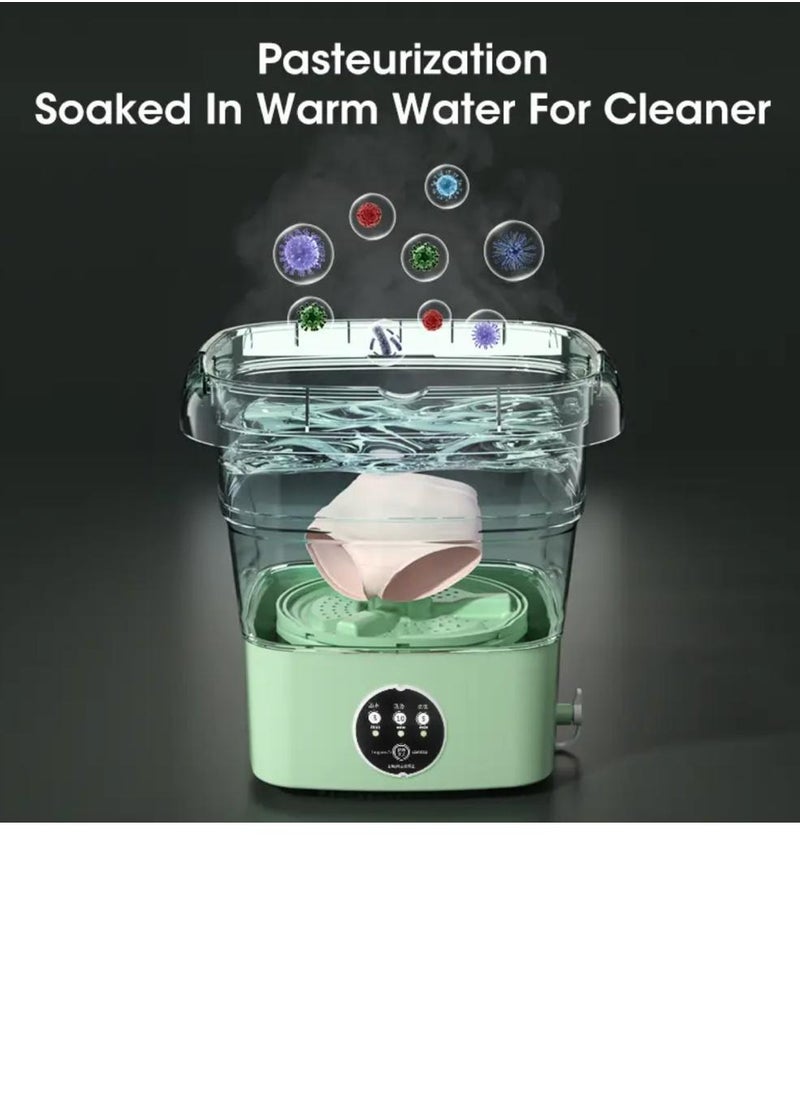 Generic - Multicolored mini portable washing machine - Image 1