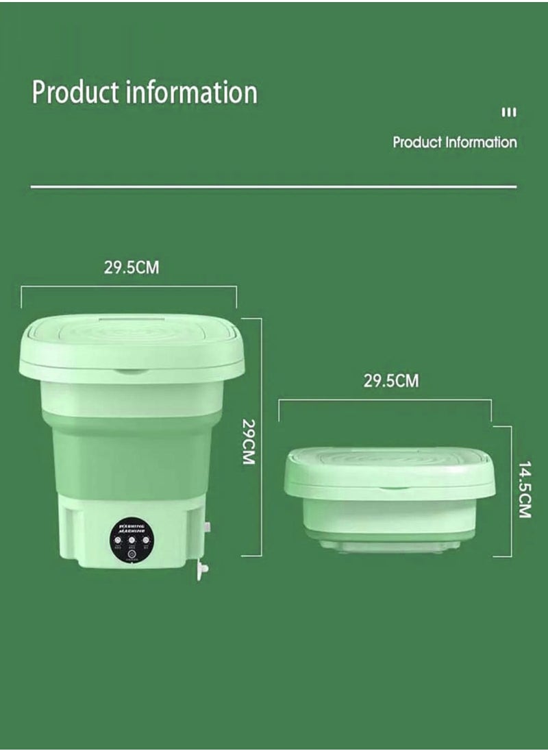 Generic - Multicolored mini portable washing machine - Image 1