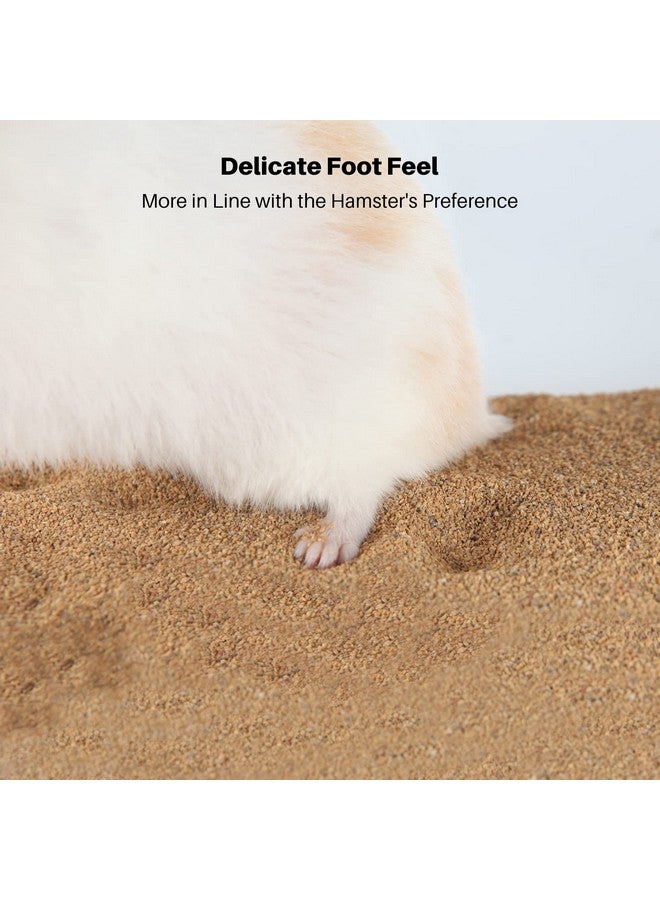 BUCATSTATE Hamster Bath Sand with Pour Spout and Handle, 6.6LB Desert Bath Sand | No-Dust Potty Litter Calcium-Free Sand for Hamster Chinchillas Gerbil Mice Degu or Other Small Pets (Fine Sand) - Image 3