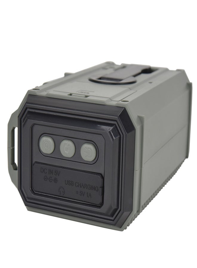 HanRongDa HRD-905 All-band Radio AM FM SW WB Radio Outdoor Emergency Radio with SOS Alarm Flashlight Reading Light Solar Powered Hand Crank Type-C Charging - Image 2