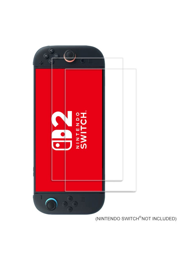 Generic For Nintendo Game HD Tempered Film Nintendo Switch2 Arc Edge Screen Glass Protector-Color:1 Piece Set (including Alcohol Pack, Dust Removal Sticker)  - Image 4