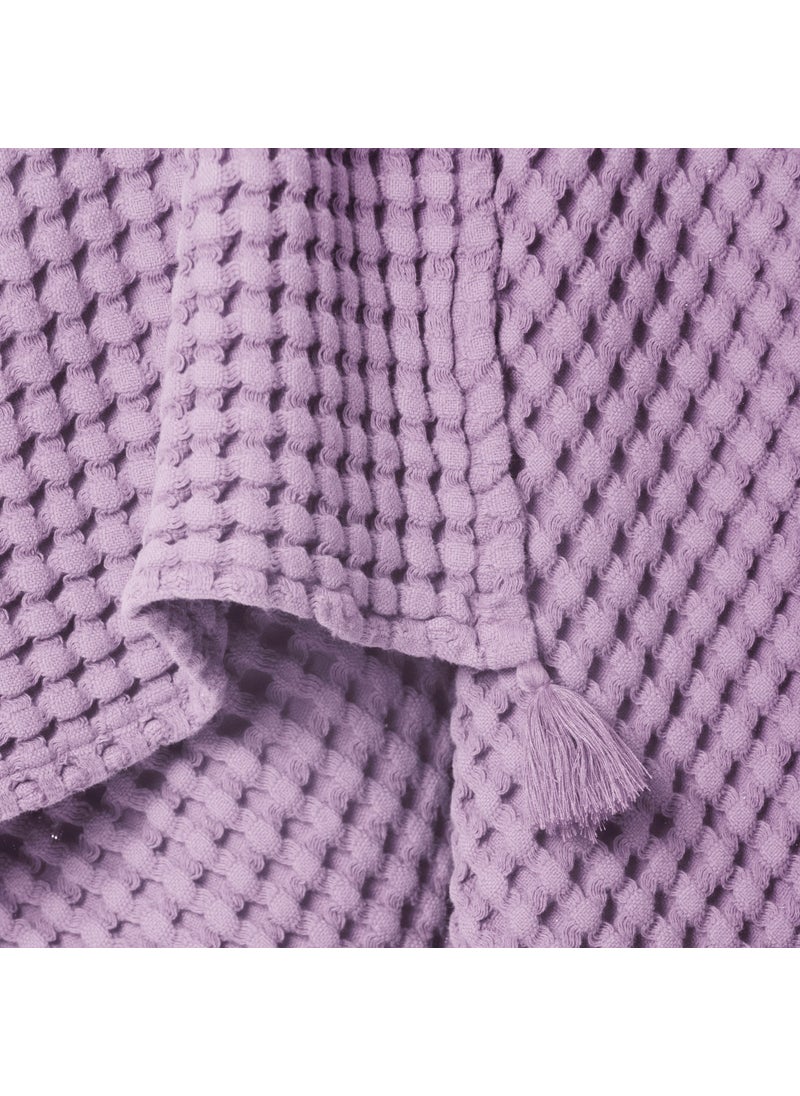 Casadora Baby 100% Cotton Baby Thick Waffle Blanket - 90X120CM - Lilac  - Image 4