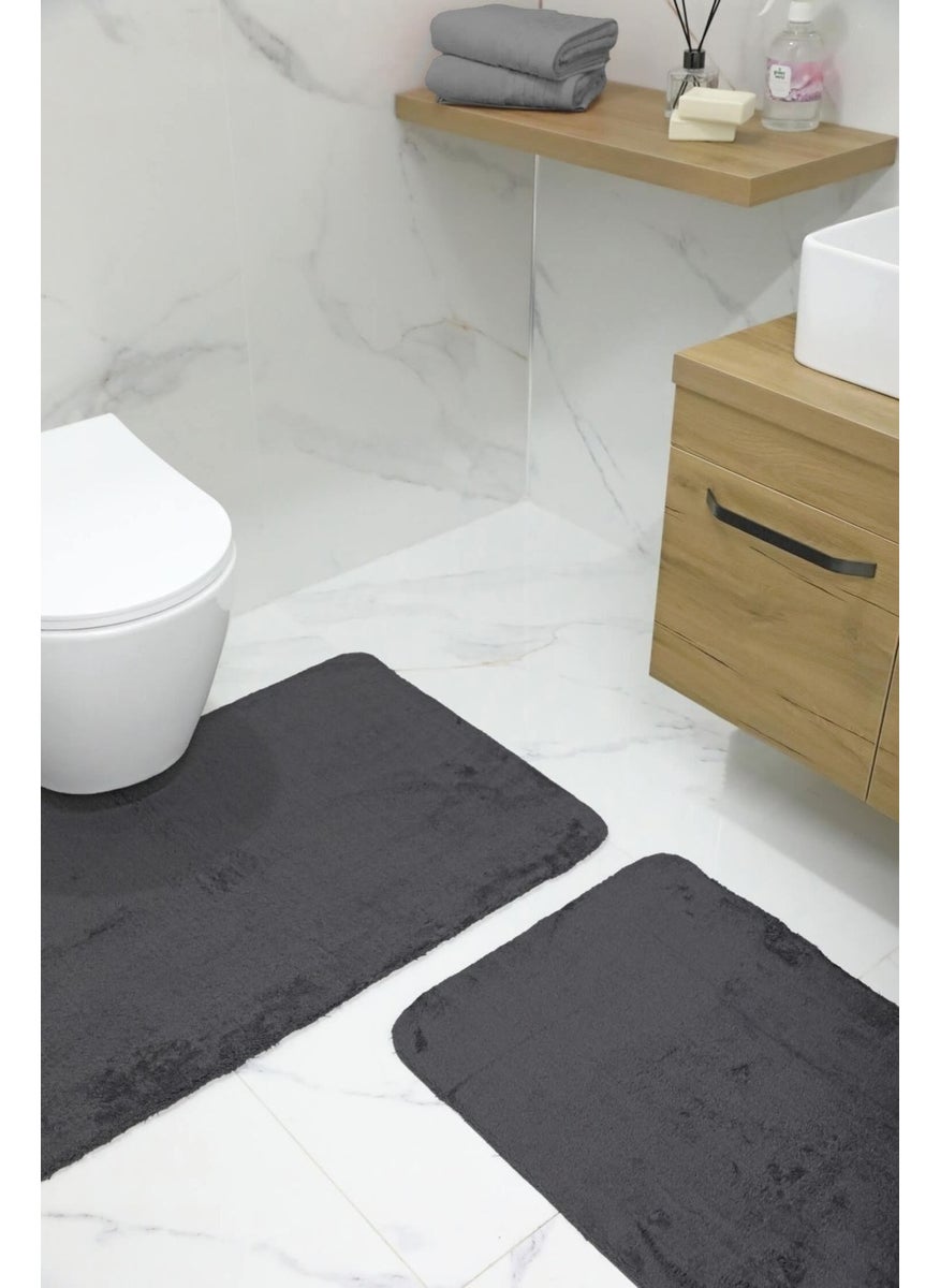 2-Piece Non-Slip Plush Bath Mat Bathroom Toilet Set Toilet Bowl Mat Set - pzsku/Z2F30642CC5B20B2C6D2BZ/45/_/1730752237/293da0e5-03d2-43d8-90fa-016672835836