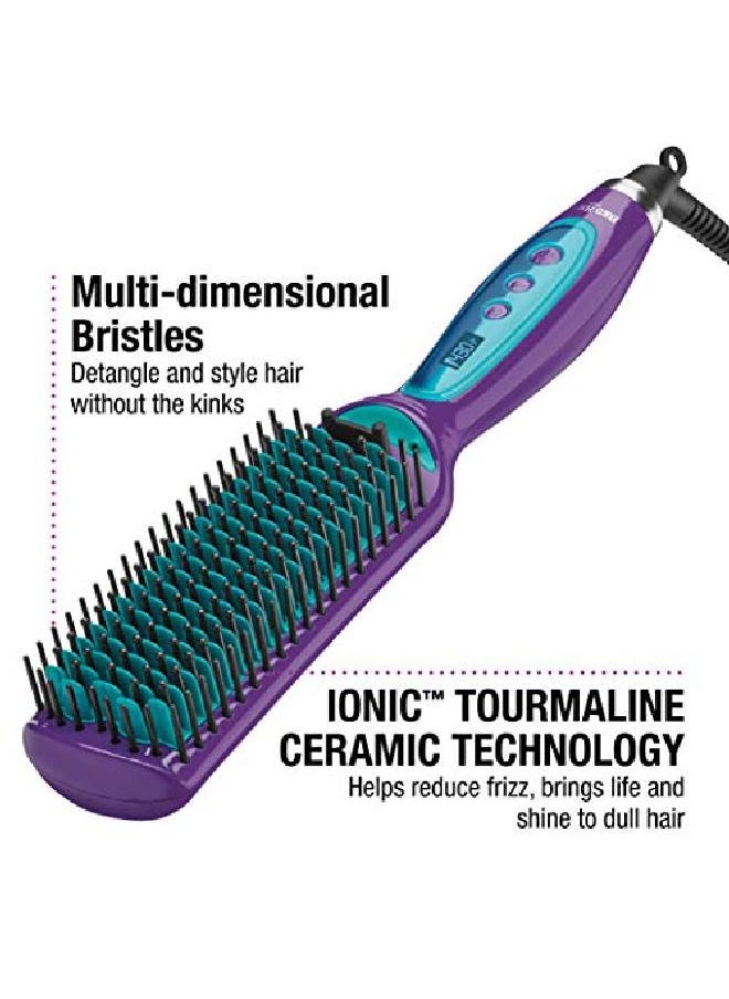 BED HEAD - Ionic + Tourmaline Straightener Brush With Smart Heat Memory System - Image 1