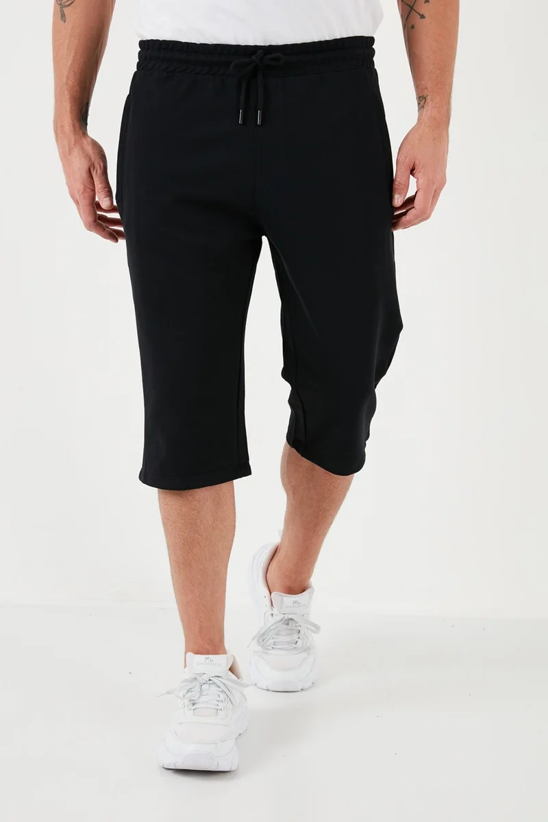 Buratti Cotton Waistband Pocket Regular Fit Men's Capri 568B001