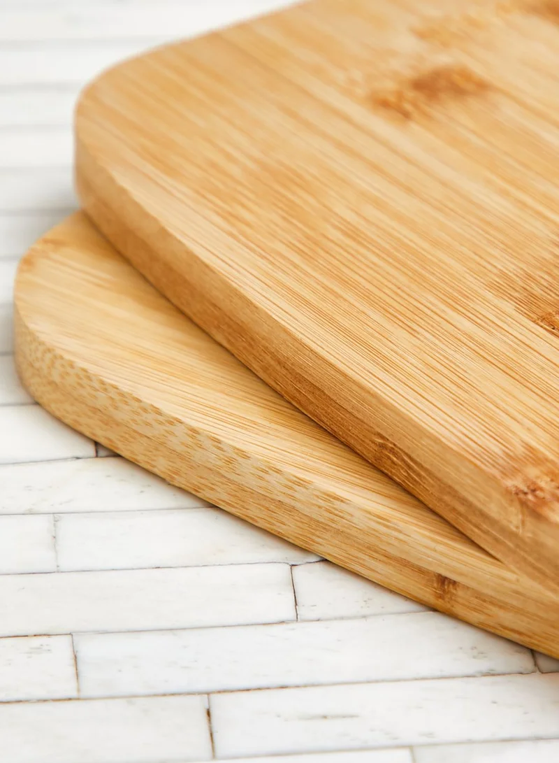 present time Gourmet Bamboo Chopping Board Set