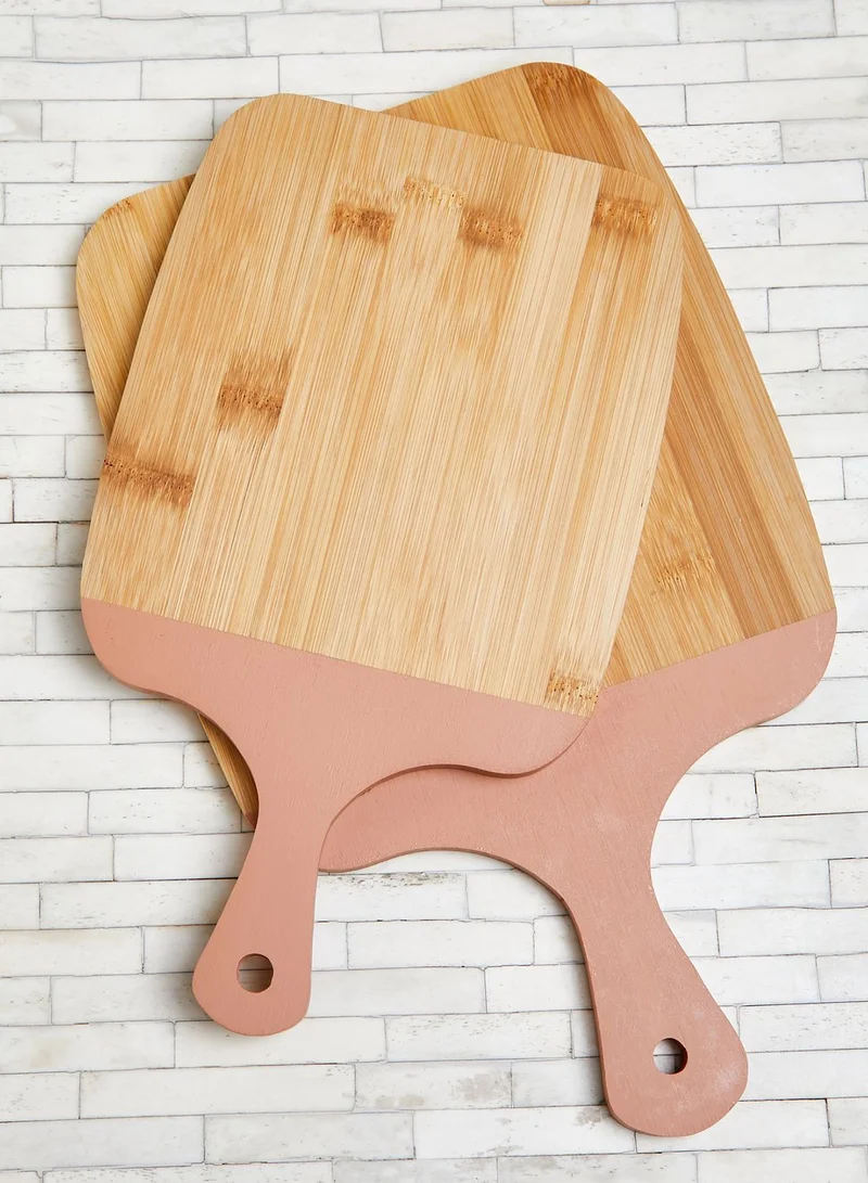 present time Gourmet Bamboo Chopping Board Set