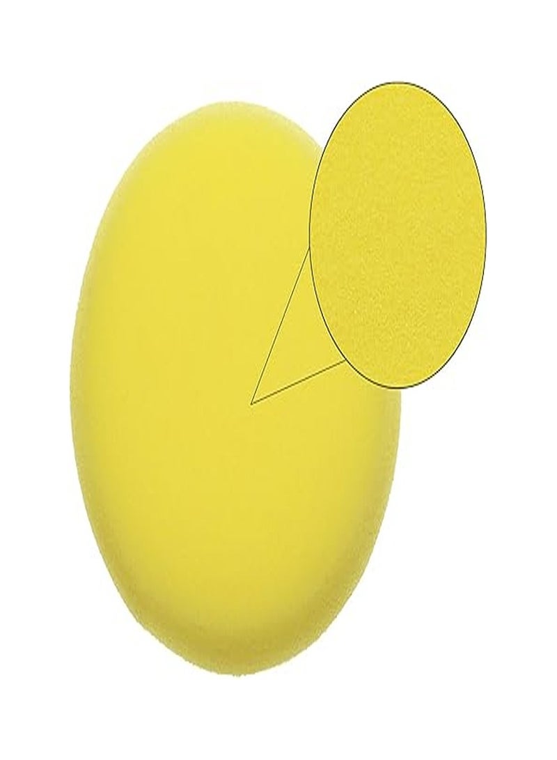 Smart 2 PCS Round Sponges 3 inch Yellow Painting Sponges Synthetic Artist Sponges Watercolors Sponges for Art & Craft Pottery Clay Cleaning Ceramics Wall (Round Painting Sponges)  - Image 2