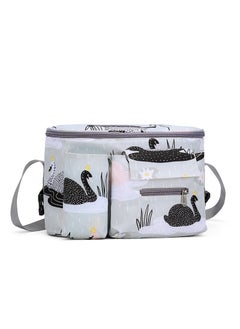 Baby Stroller Organizer Bag Waterproof Multi-Function Black Swan
