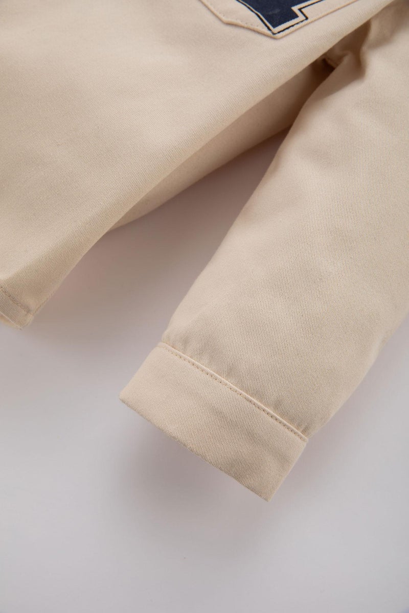 DeFacto Baby Boy Hooded Twill Long Sleeve Shirt  - Image 3