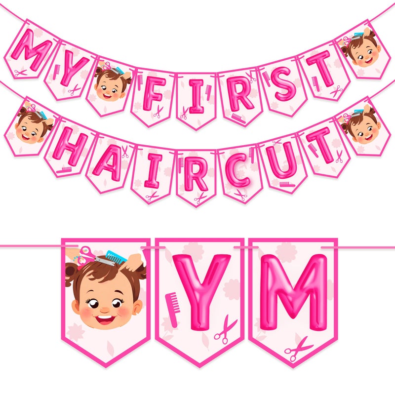 Wobbox My First Hair Cut Banner, Mundan Ceremony Banner, Mundan Ceremony Decoration Items (FP4614) - Image 1