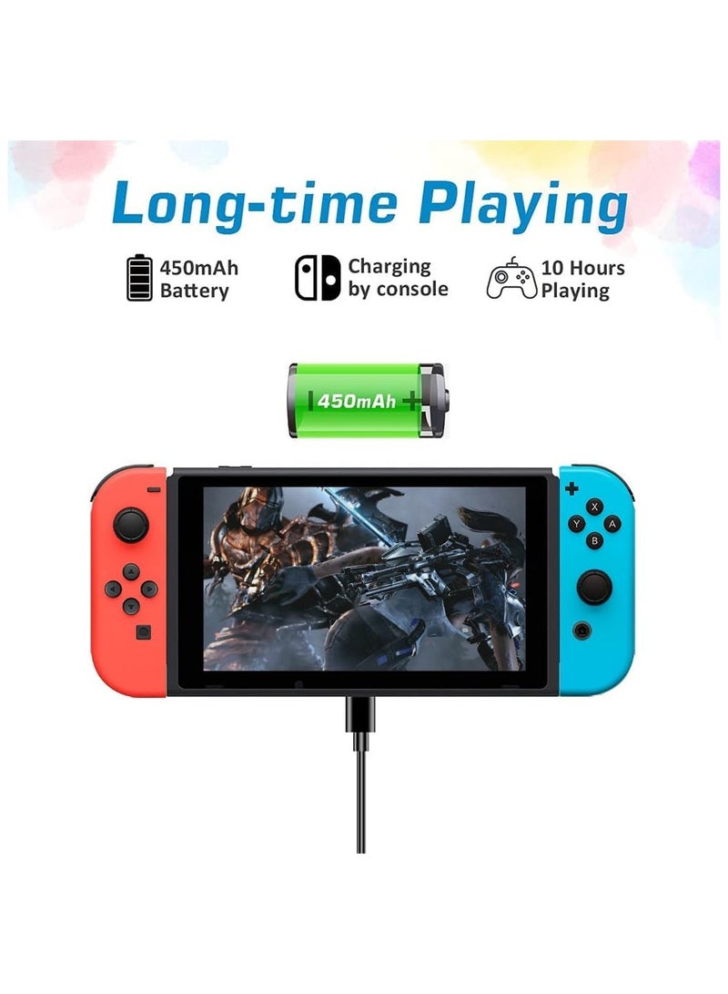Jaexest Wireless Controller for Nintendo Switch Joy Con, L/R Controllers Replacement Compatible with Nintendo Switch/Lite/OLED, Joystick with Wake-up/Screenshot/Dual Vibration (Red) - Image 2
