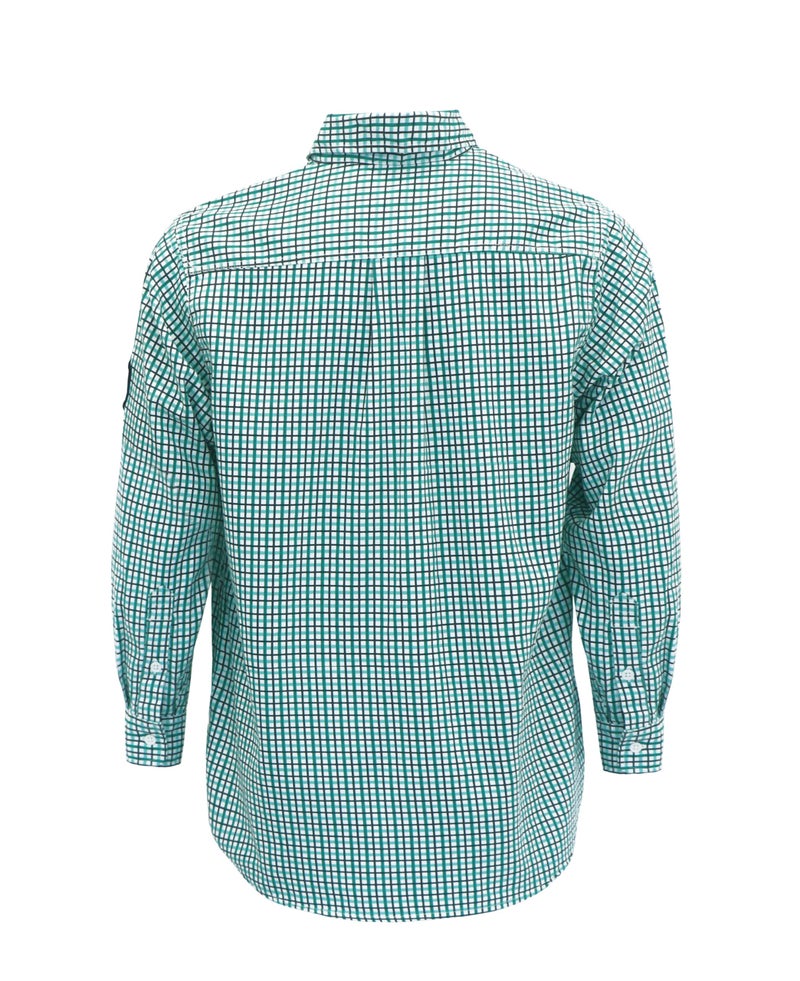 BOCOMAL FR Shirts Flame Resistant NFPA2112/CAT2 6.5oz Light Weight Printed Fire Retardant Plaid Shirt - Image 2