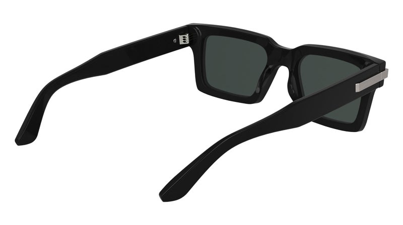 CALVIN KLEIN نظارات شمسية كاملة الإطار من أسيتات كالفن كلاين Ck25503S N 5120 (001) سوداء - Image 4