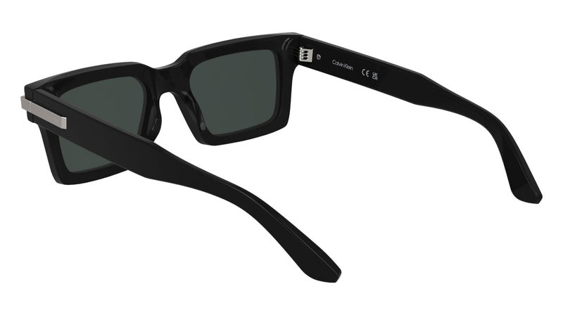 CALVIN KLEIN نظارات شمسية كاملة الإطار من أسيتات كالفن كلاين Ck25503S N 5120 (001) سوداء - Image 2