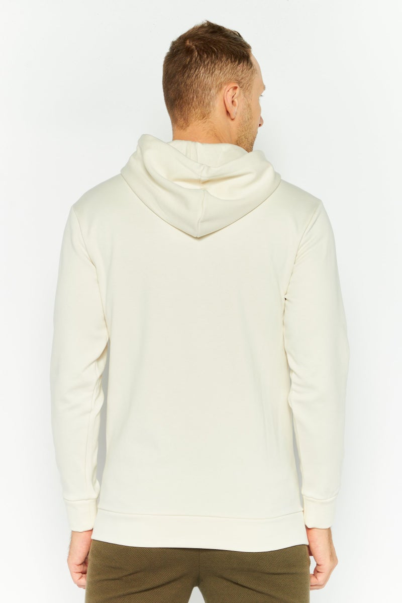 PUMA Men Sportswear Fit Brand Logo Training Hoodie, Off White - Image 4