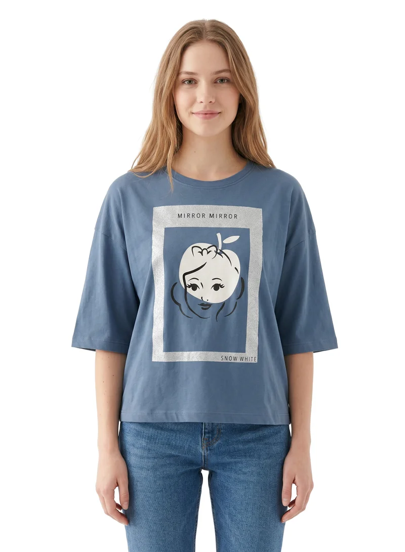 ديزني Disney Snow White “Mirror Mirror” Women's Extended Sleeve T-Shirt