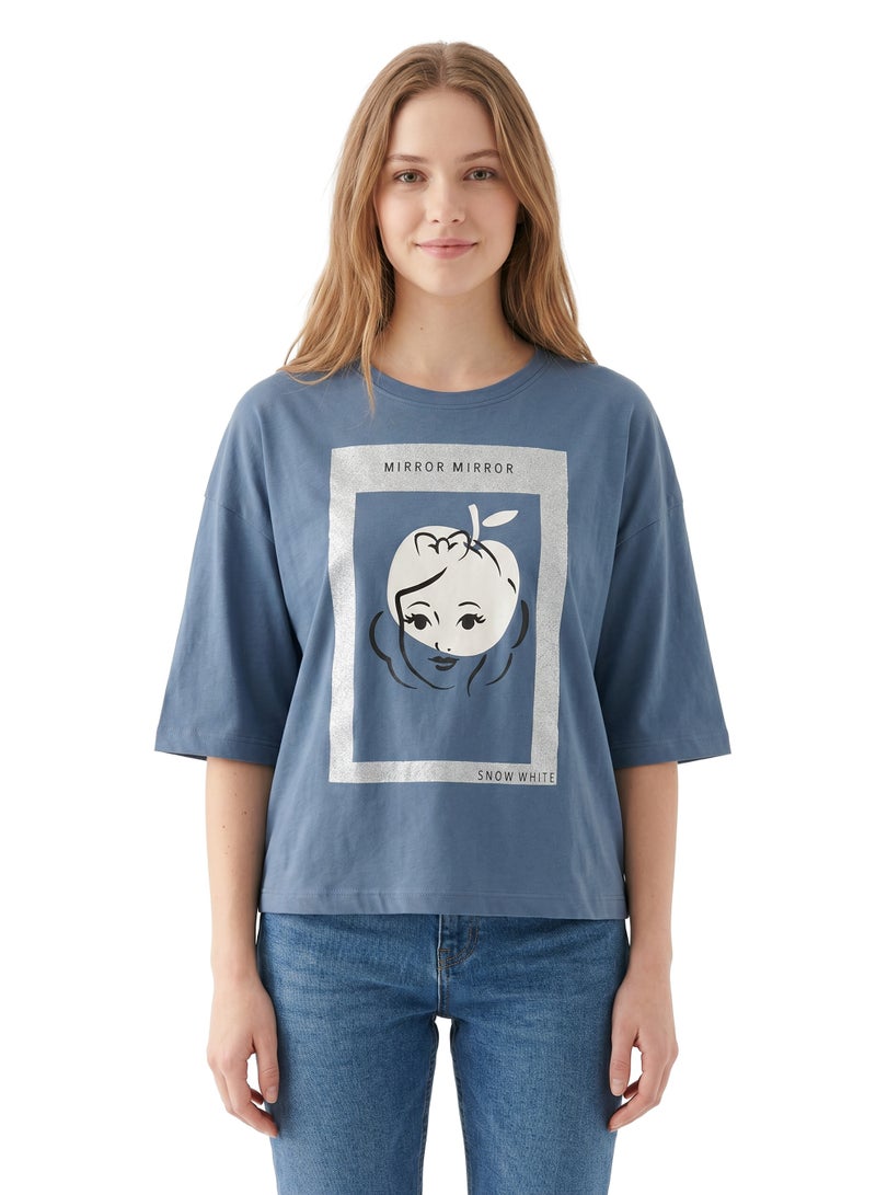 Disney Snow White “Mirror Mirror” Women's Extended Sleeve T-Shirt - Image 1