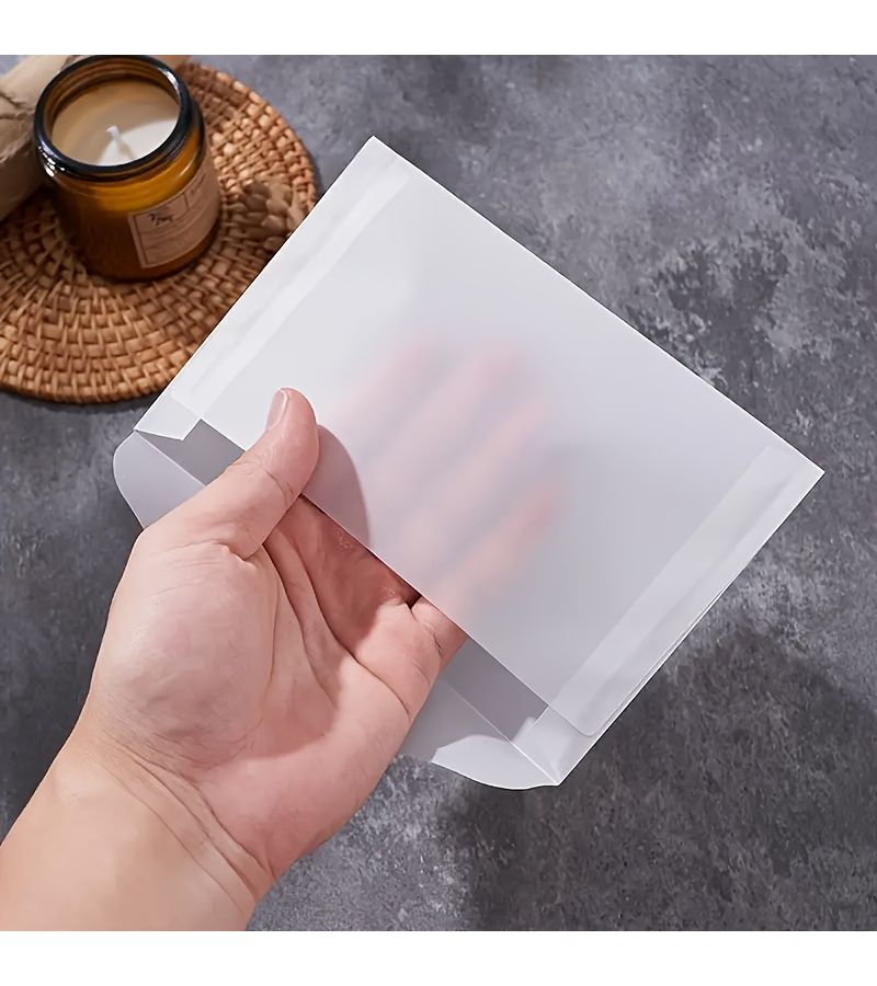 30 Self Sealing Transparent Envelopes for Greeting Cards 6 9 by 4 9 Inch Versatile for Weddings Birthdays Christmas Thanksgiving and Valentine Day - Image 1