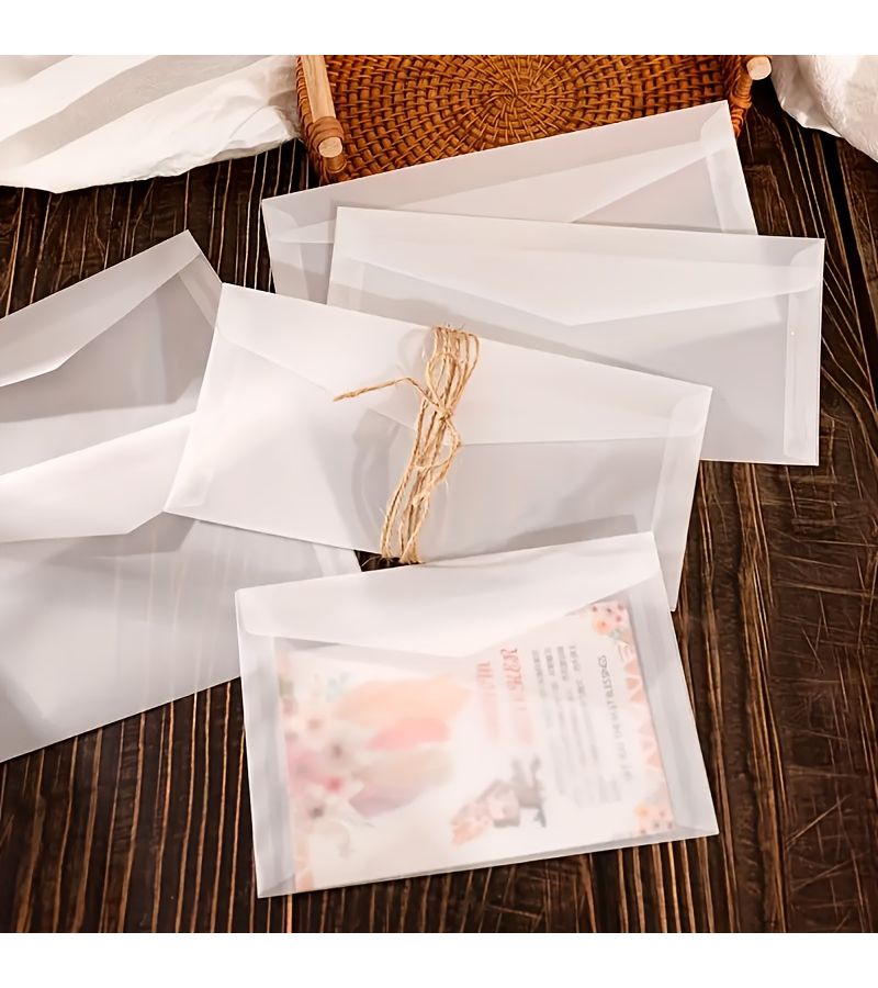 30 Self Sealing Transparent Envelopes for Greeting Cards 6 9 by 4 9 Inch Versatile for Weddings Birthdays Christmas Thanksgiving and Valentine Day - Image 3