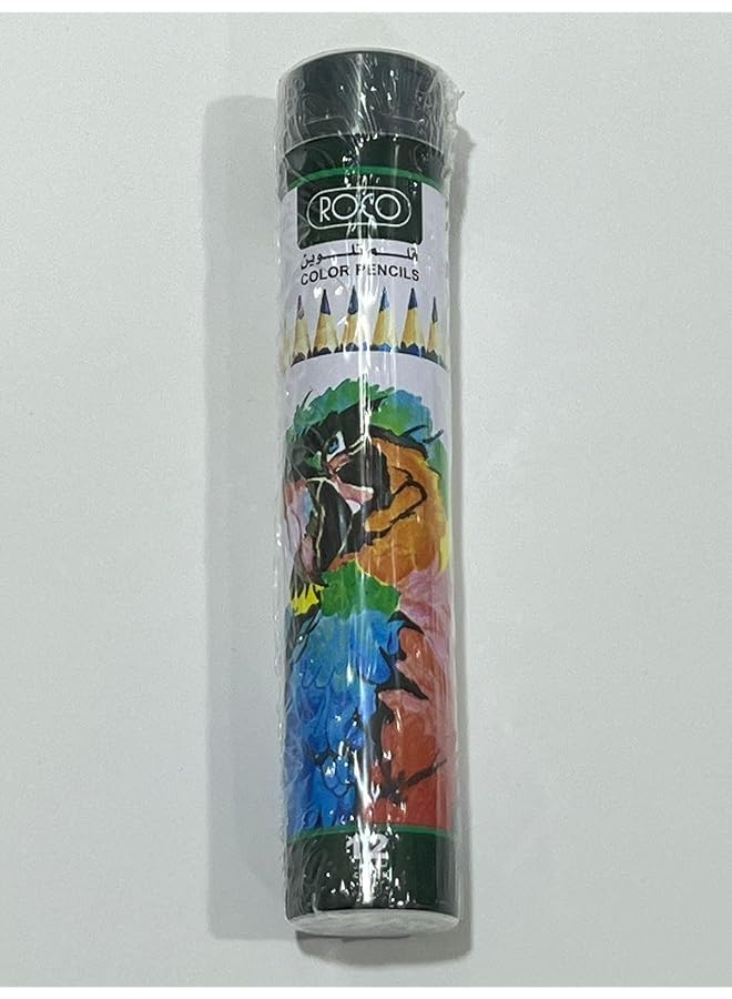 ROCO Color Pencils 12Clr Round Metal Case Rq 1900012 - Image 3