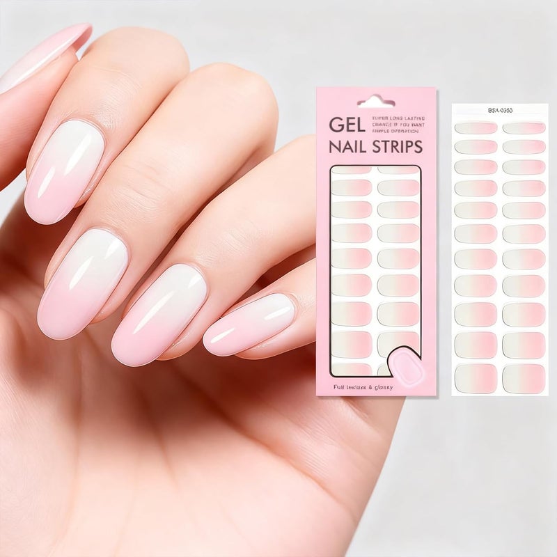 2 Quick-Dry Self-Adhesive Art Strips Design Bendable Gel for Busy Women & Travel Trends Quickly Dry Nails Art Stickers ABS - Image 2