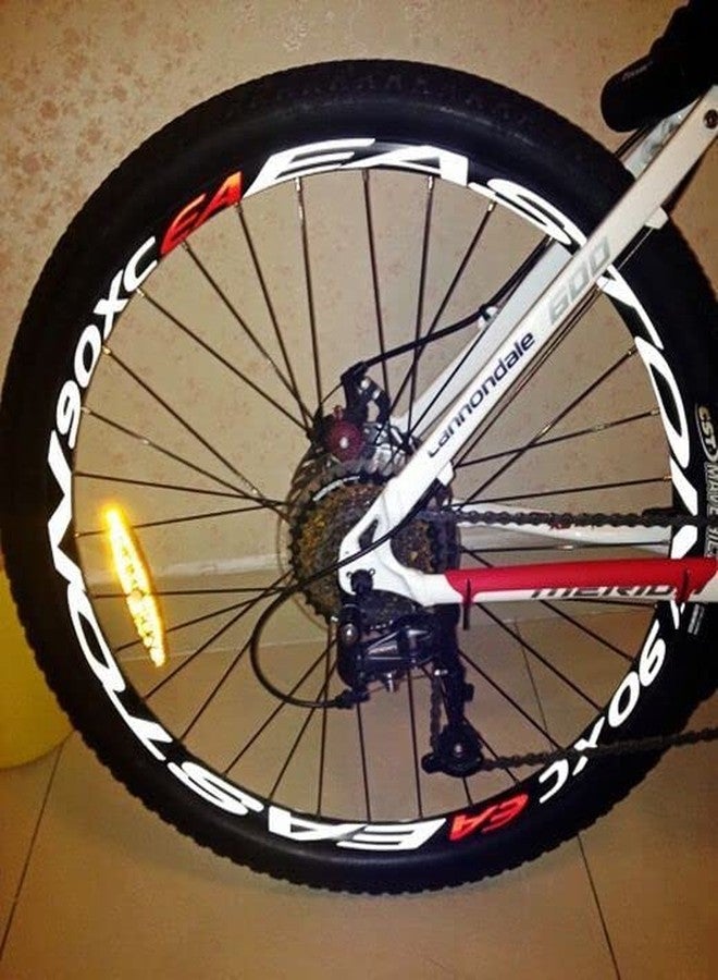 MoJyetli 4Pcs Bike Stickers Bicycle Wheel Rims Light Safety Reflective Stickers Decal for Bikes, Bicycles, Motorcycle Decoration (Type 02) - Image 5