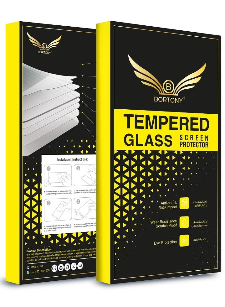 BORTONY Tempered Glass Screen Protector for Apple iPhone 12 Pro - Image 2